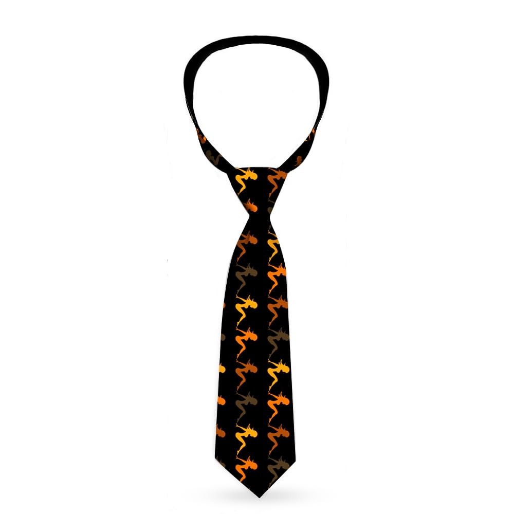Necktie Standard - Mud Flap Girl Repeat Black/Orange Fade ACC NEWAnother great item from Rarewaves USA | Free delivery!