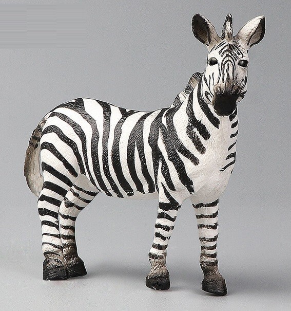 Male Zebra Animal Toy PVC Action Figure Doll Kids Toys Party Gifts