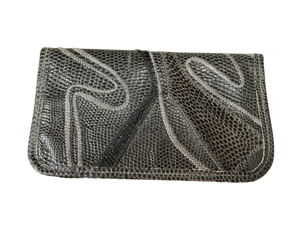 Vintage Carlos Falchi Snakeskin Leather Wallet