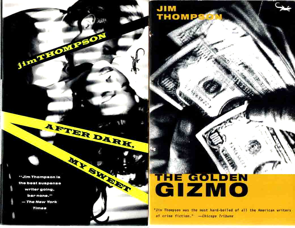 Lot of 2 Black Lizard Crime Novels by Jim Thompson TPBs Golden Gizmo After Dark