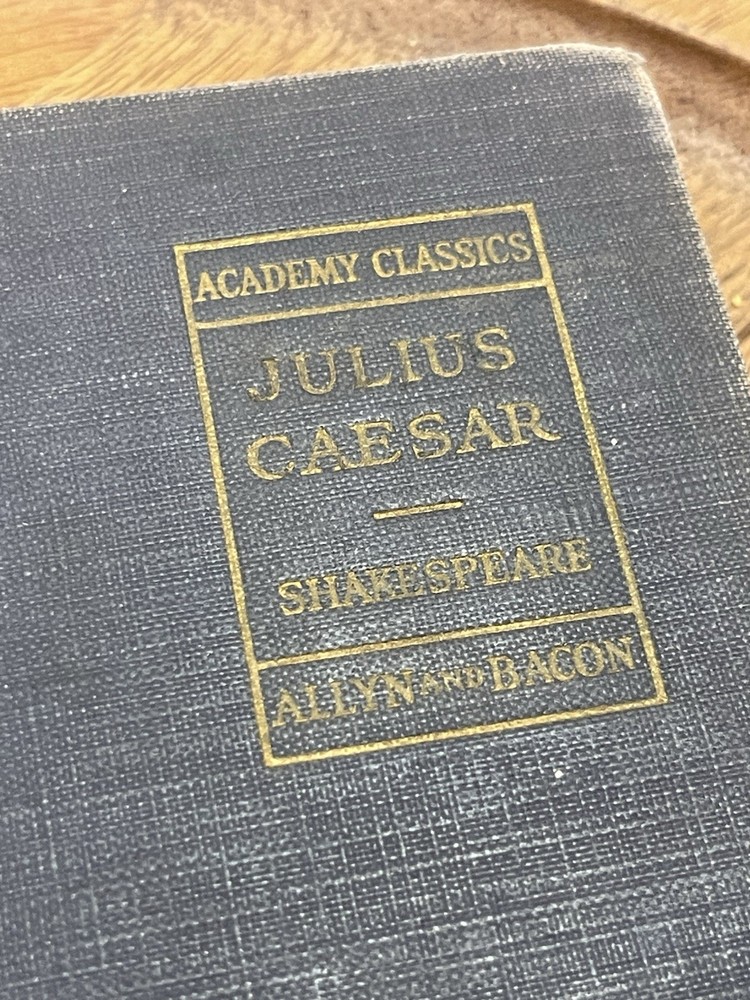 Antique Book - Hardcover Shakespeare Julius Caesar 1919 The Academy Classics