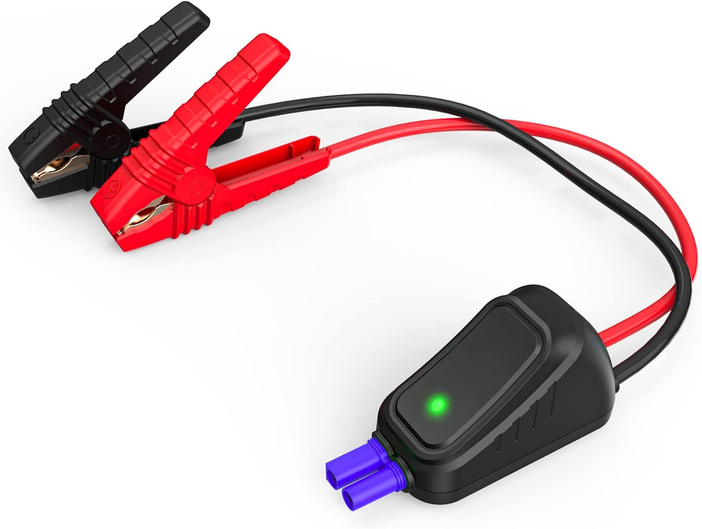 NEPXOW Portable 12V Smart Jumper Starter with Booster Clamp Cables