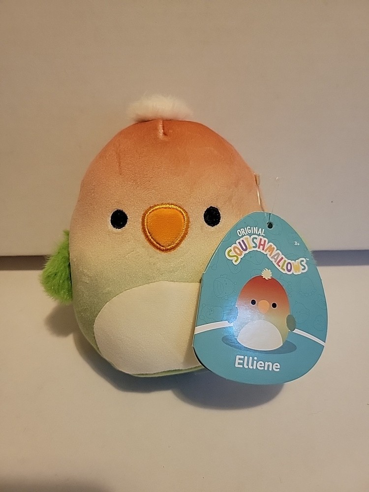 Squishmallows 5” Elliene The Parrot NWT Plush Bird