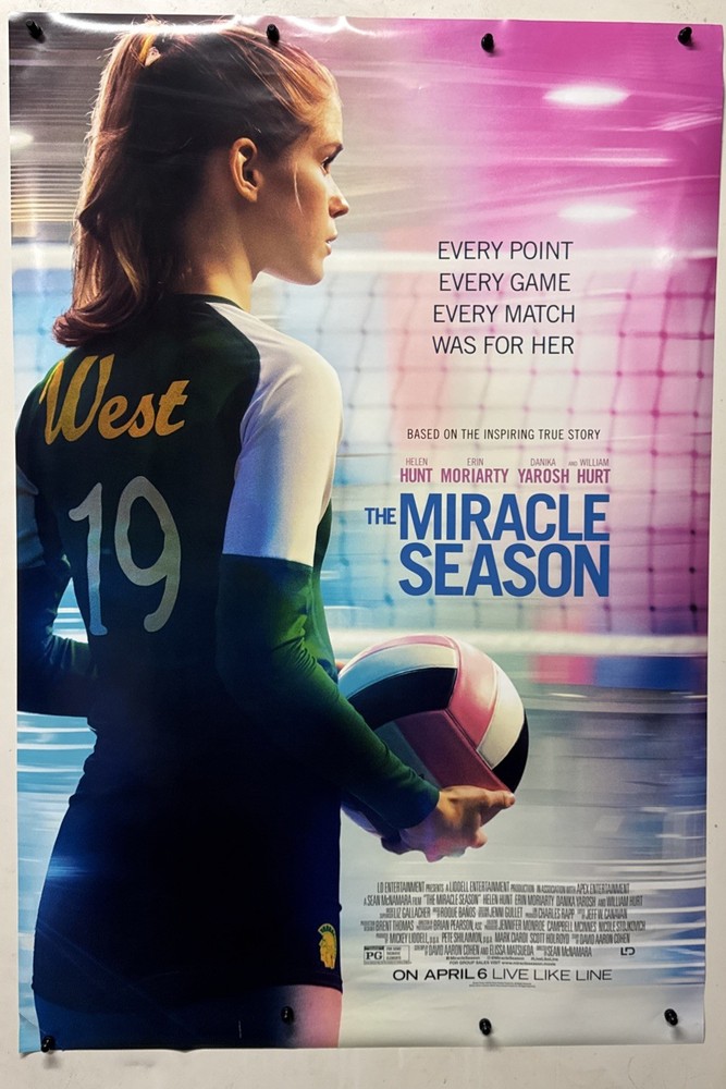 The Miracle Season (2018) Original One Sheet Rolled D/S Movie Poster 27X40