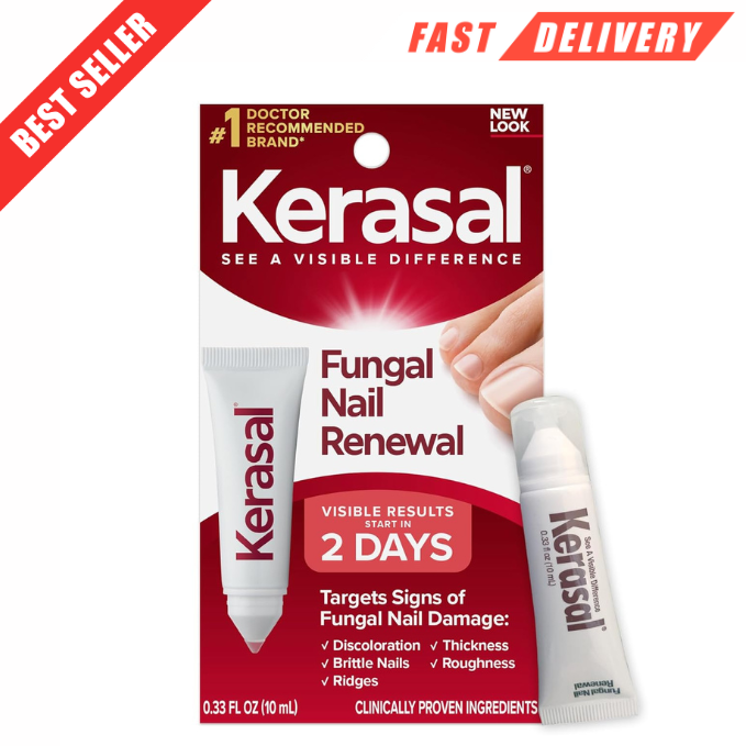 Kerasal Nail Renewal Treatment for Discolored or Damaged Nails 0.33 fl oz