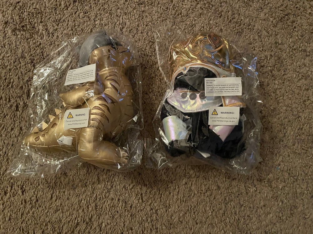 NEW - The Elder Scrolls: Tidali Alfiq and Bantam Guar Plush 10 Year Anniversary