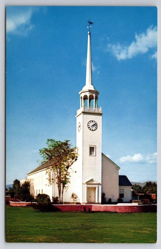 Church of the Hills Postcard Forest Lawn Hollywood Hills Los Angeles CA