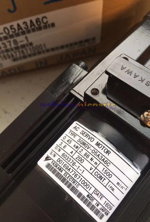 ONE Ac  Servo Motor Yaskawa SGMGV-05A3A6C NEW