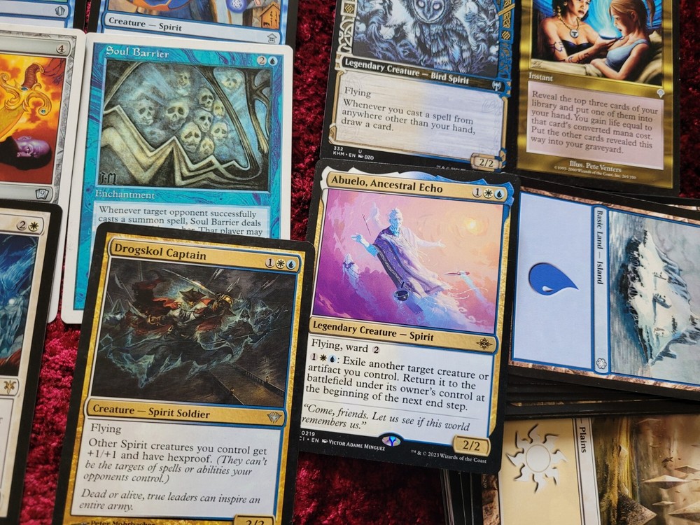 Abuelo Blink Twice Maybe Nice *SPIRITS* Custom Commander Deck of 100 MTG Cards-image