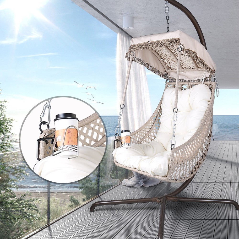 Silla Swing Egg: patio, dormitorio, exterior