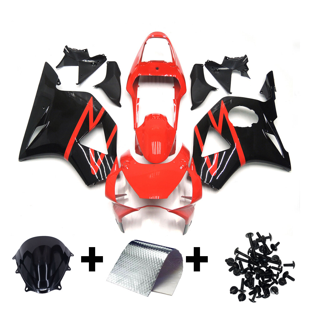 Red Black Bodywork For Honda CBR954RR 2002 2003 CBR900RR ABS Fairings Body Kits