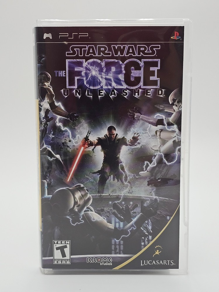 Sony Playstation Portable PSP Star Wars The Force Unleashed CIB Cleaned & Tested