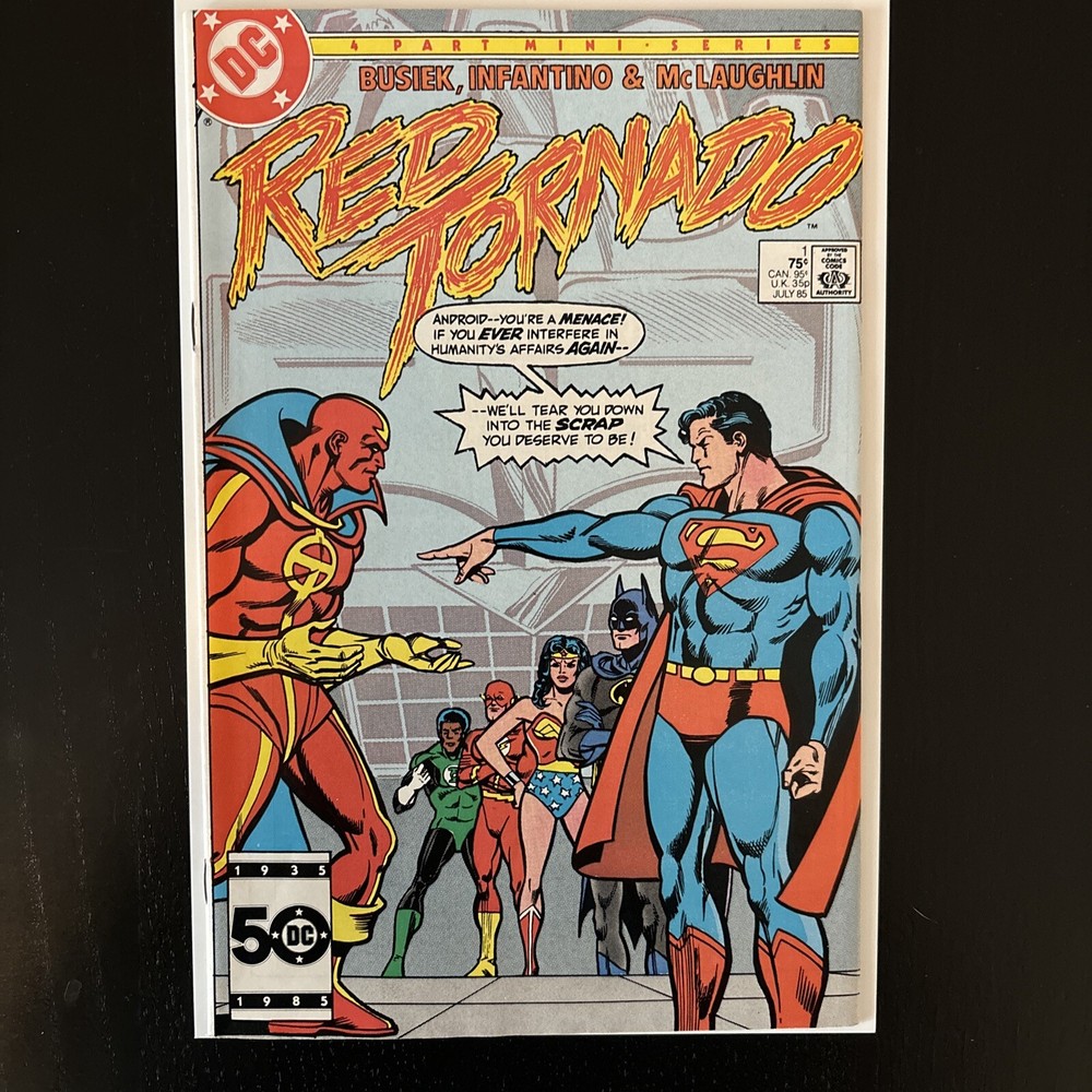 Red Tornado #1 - Origin Issue - Jla Guest - Crisis - Unread 9.6+ Copy - 1985