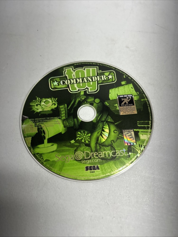 Toy Commander (Sega Dreamcast, 1999) Game Disc Only - Tested - Authentic