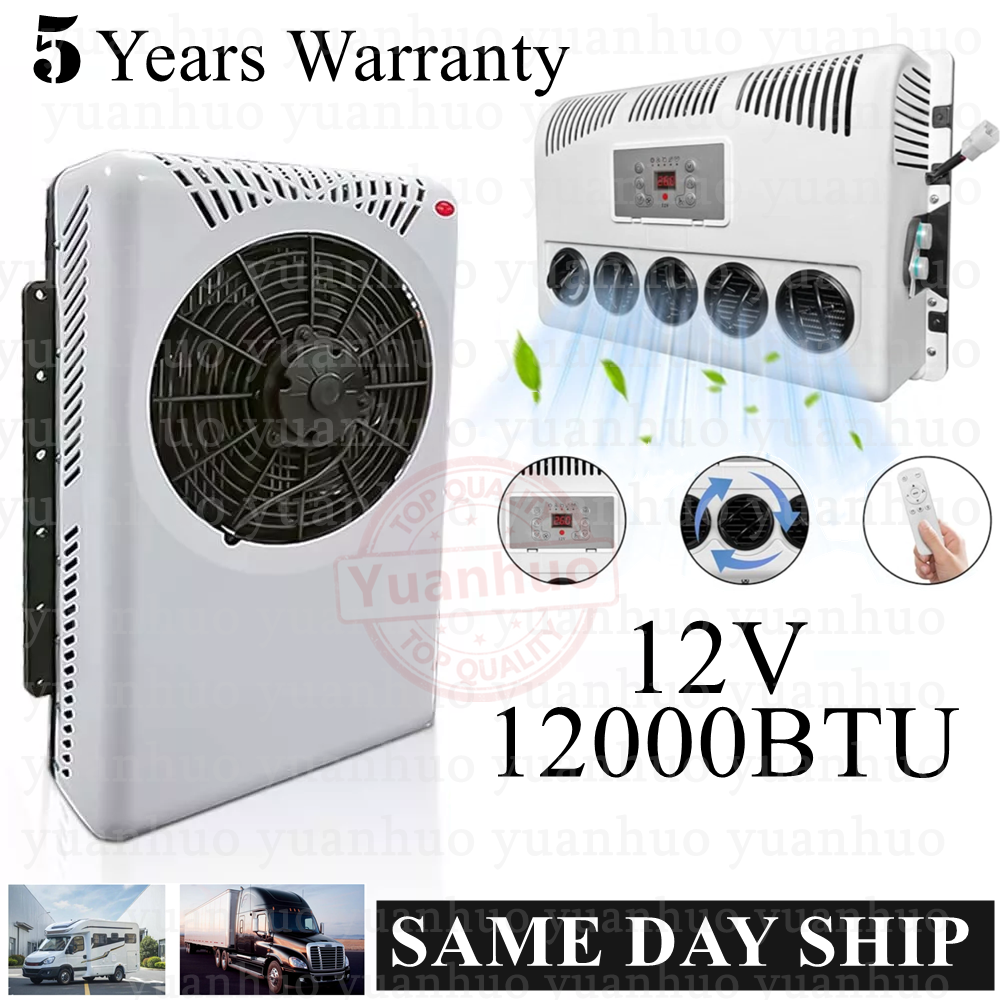 12V 12000 BTU Split AC for Trucks Buses RVs and Caravans
