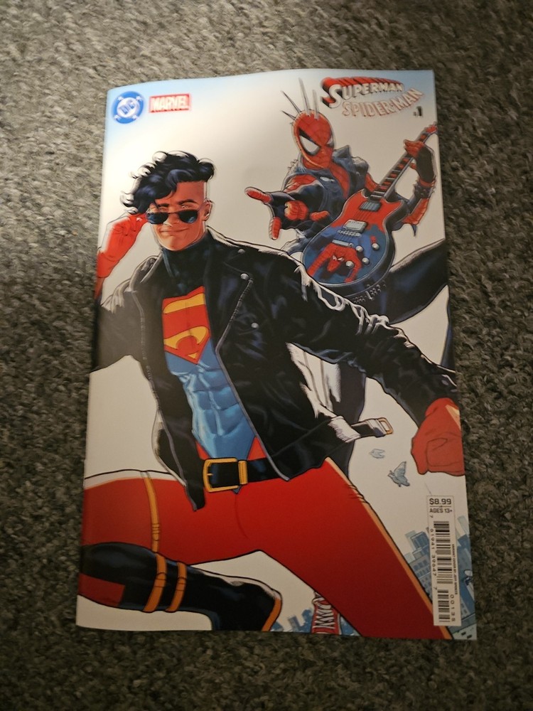 DC Marvel Superman Spider-Man #1 (One Shot) Cover U Jeff Spokes Superboy NM