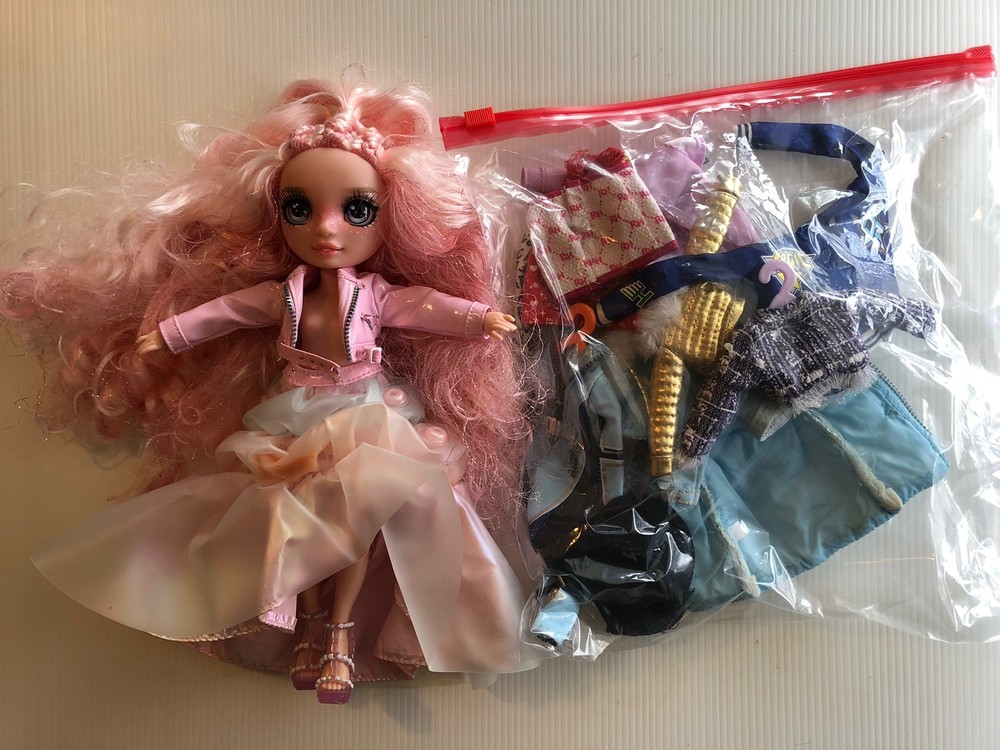 Rainbow High Fashion Doll With Clothes And Accessories Lot