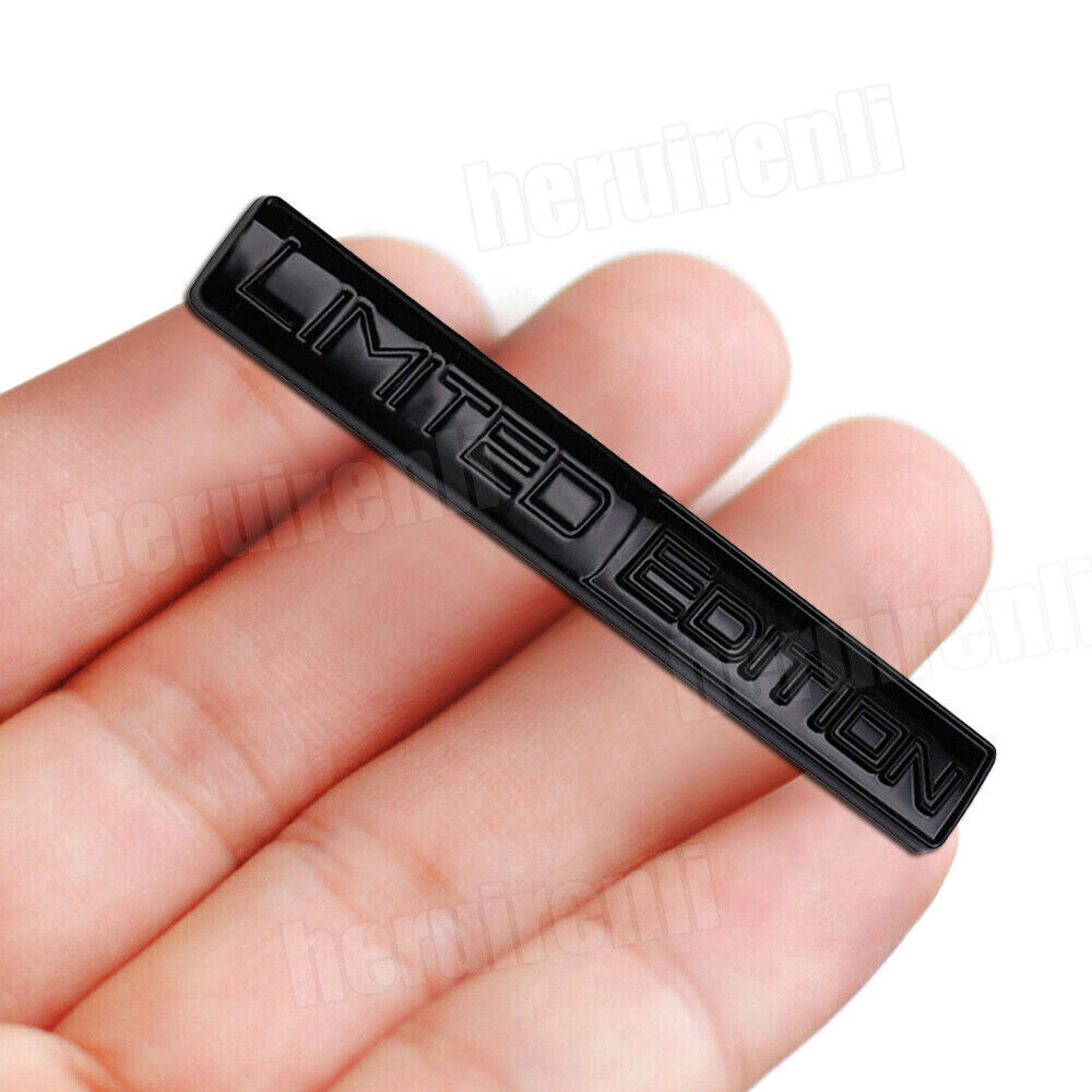 1x Limited Edition Logo Trunk Emblem Badge Sticker Decal Car Accessories Black