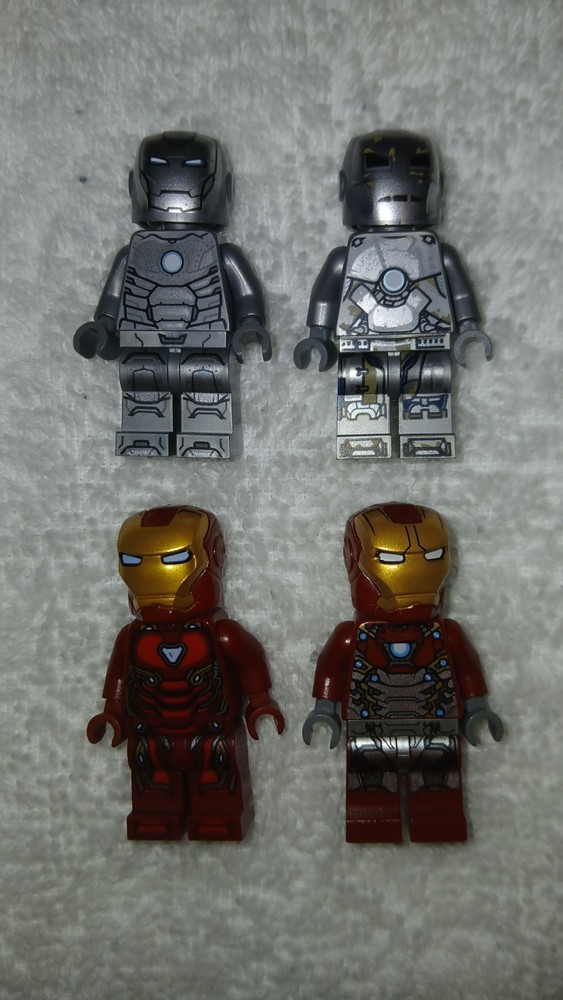 LEGO Lot of 4 Marvel Iron Man Minifigures Super Heroes