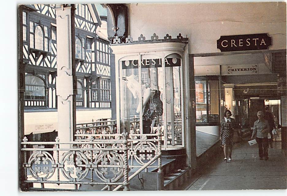 Postcard Rows in Bridge Street Chester Cheshire England