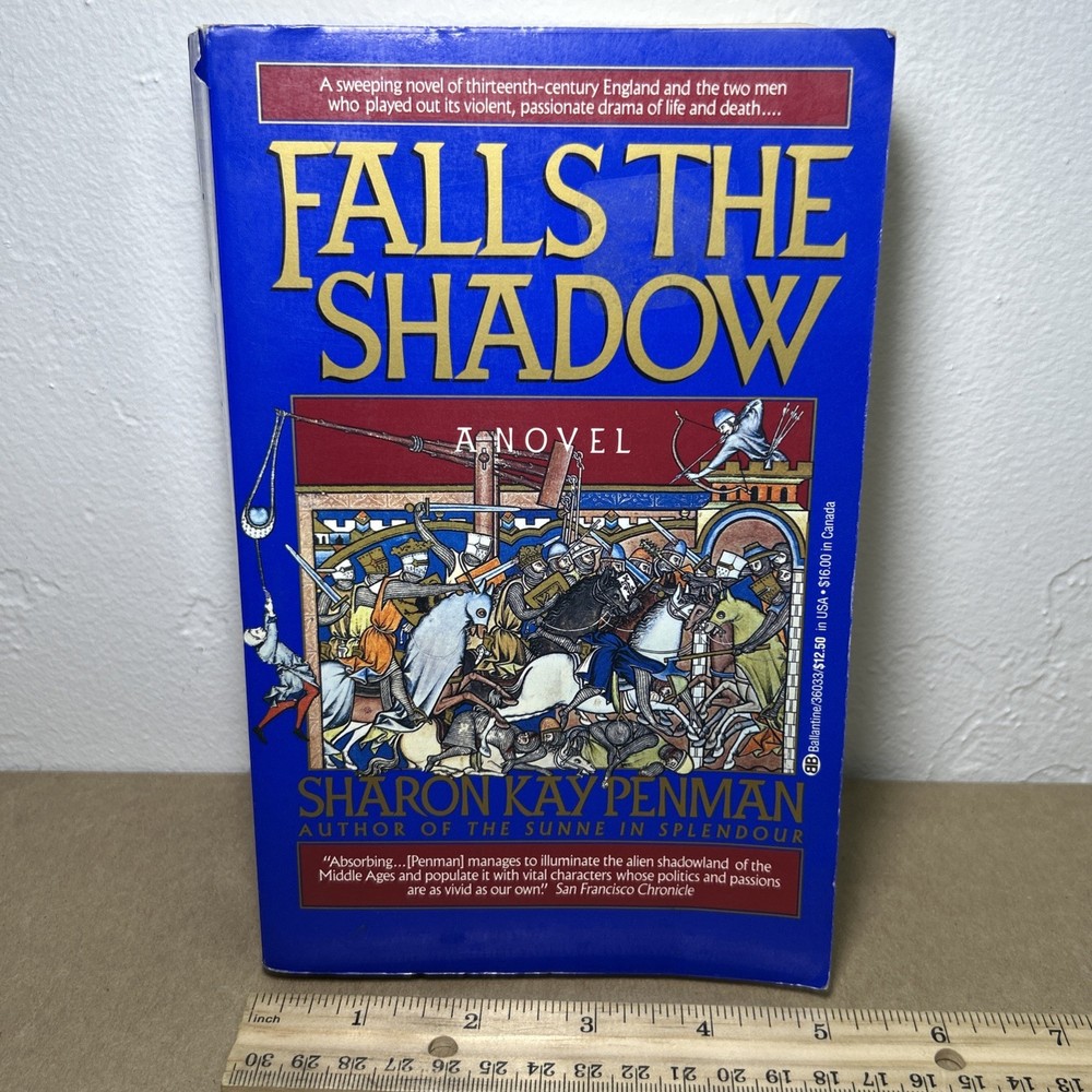 Vintage 1989 Falls the Shadow - Paperback By Penman, Sharon Kay - GOOD