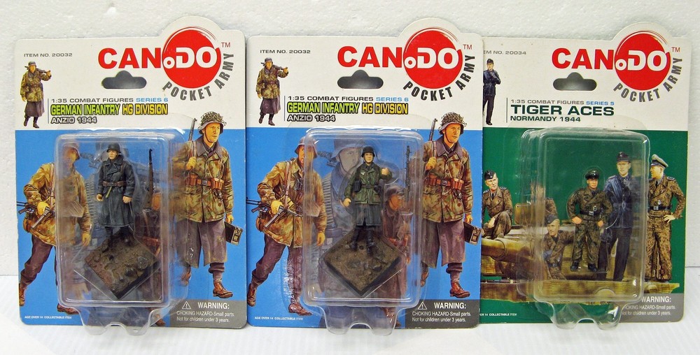 2 German Infantry HG Division + Tiger Ace 1/35 CANoDo Dragon 1944 Combat figures-image