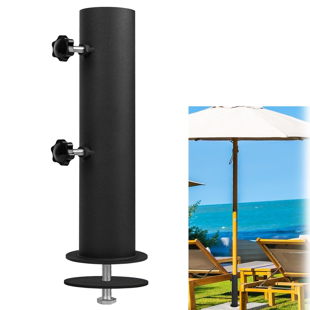 Heavy Duty Universal Granite Umbrella Stand for Outdoor Use