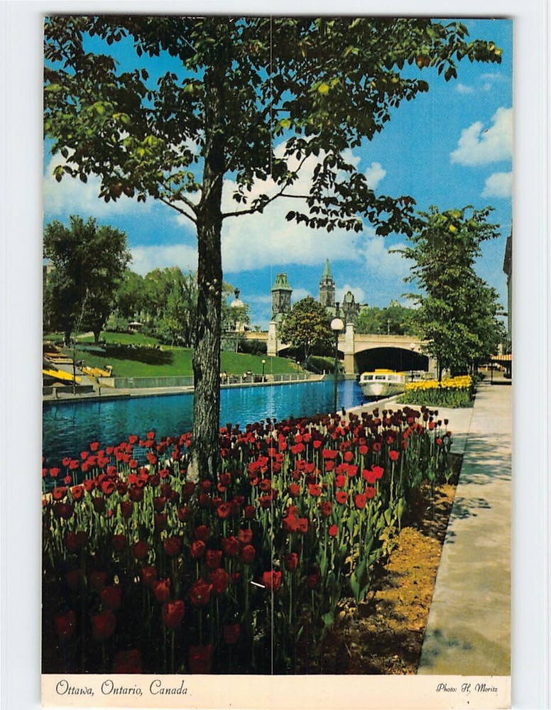 Postcard  The Rideau Canal Ottawa Ontario Canada