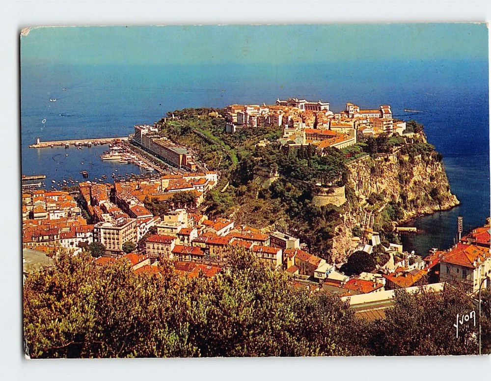 Postcard Aerial View Monaco
