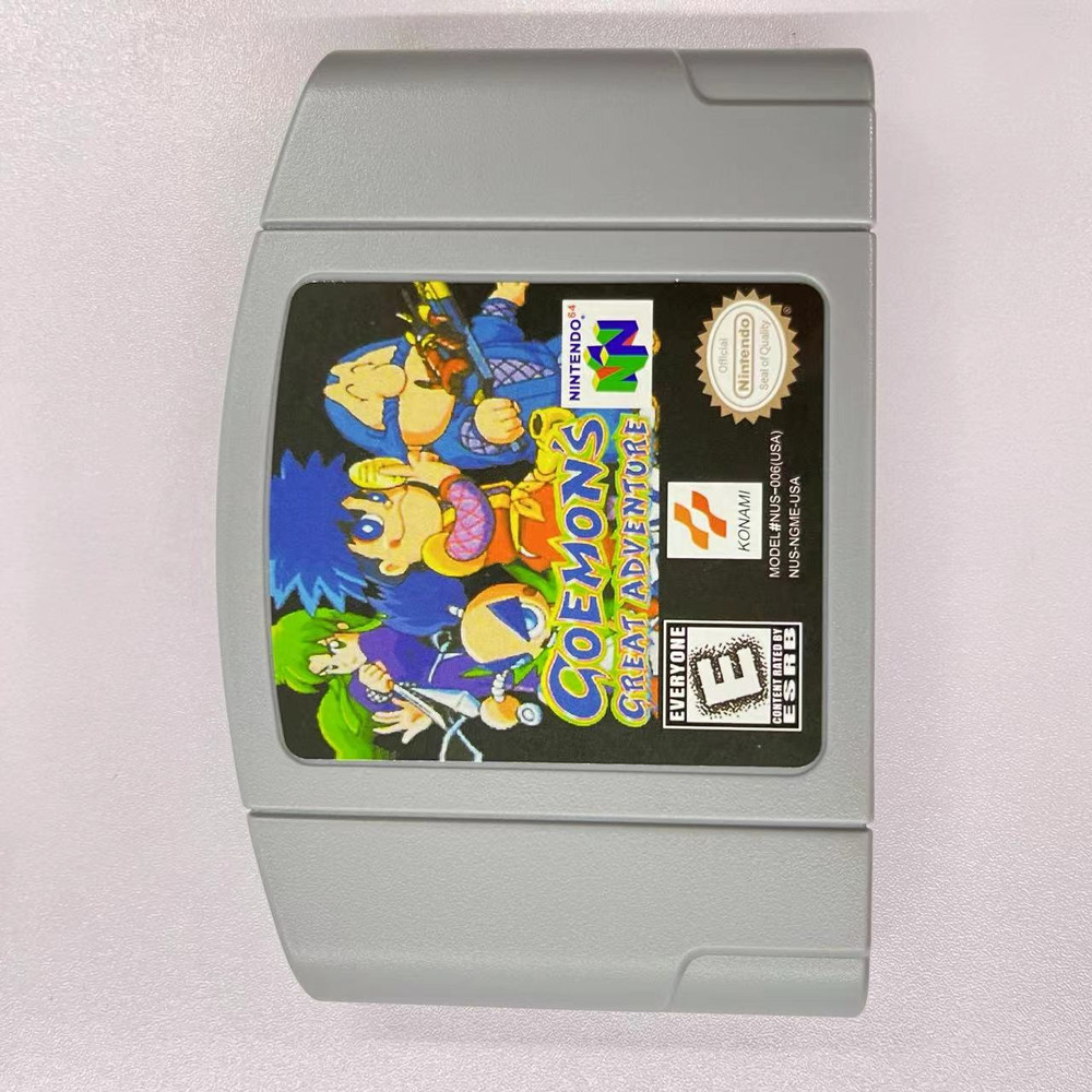 Vedio Games Goemonl's Great Adventure 64 N64 For Nintendo 64 us shipping