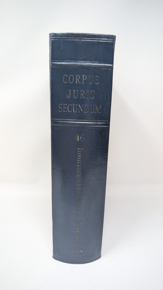 Corpus Juris Secundum Encyclopedia Vol. 46 Insurance 1140 To End - Interesse