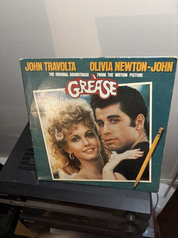 Grease The Original Soundtrack  Vinyl 2LP 1978 RSO Record   VG/G/G