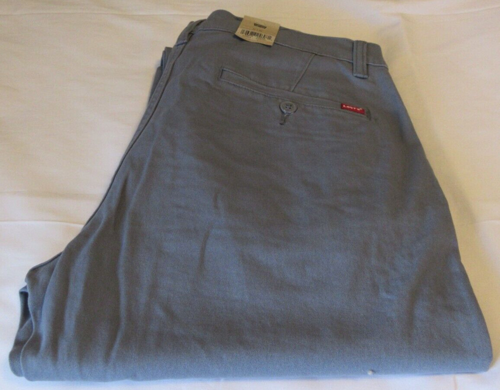 Levi's XX Chino Standard Taper Stretch Blue Pants Size 32 X 30