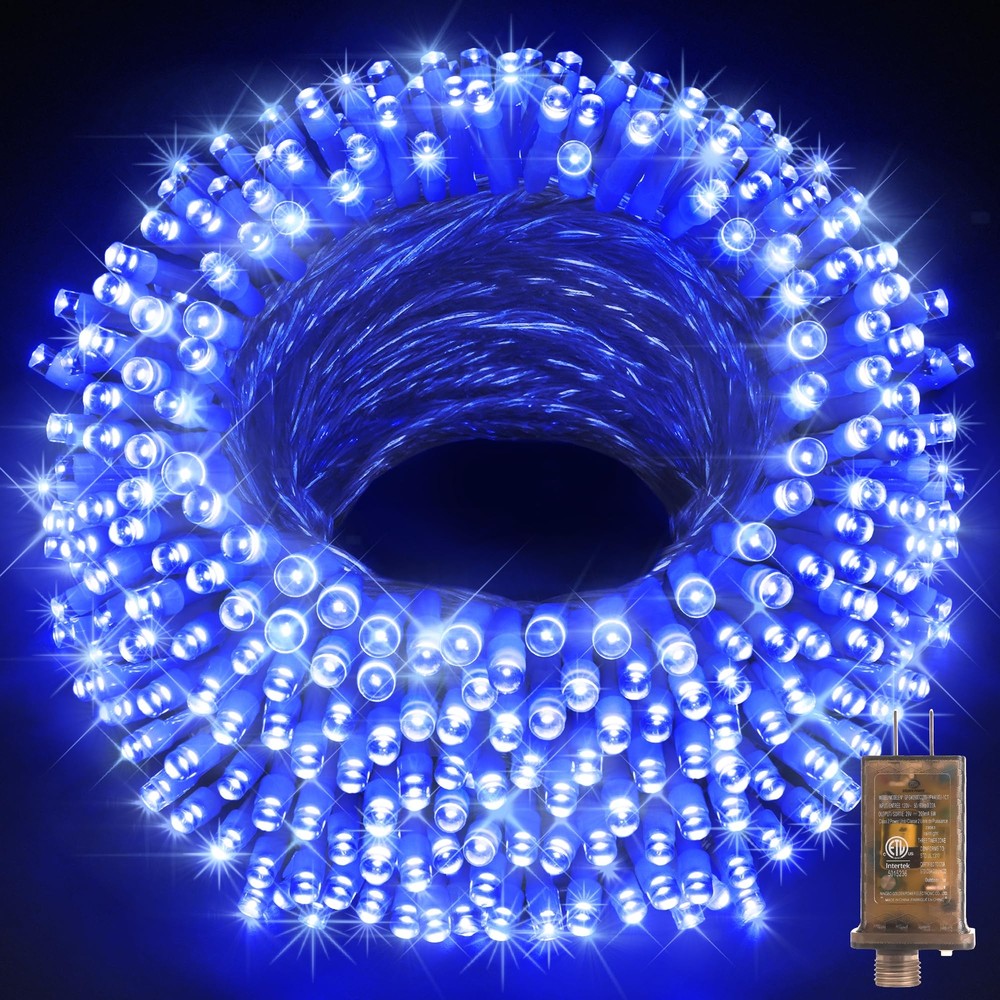 403ft 1000 LED String Lights Outdoor Christmas Lights 8 Modes & Timer Fairy L...