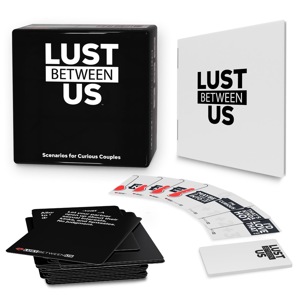 Lust Between Us - Couples Game for Adults - 256 Inclusive Conversation Cards ...