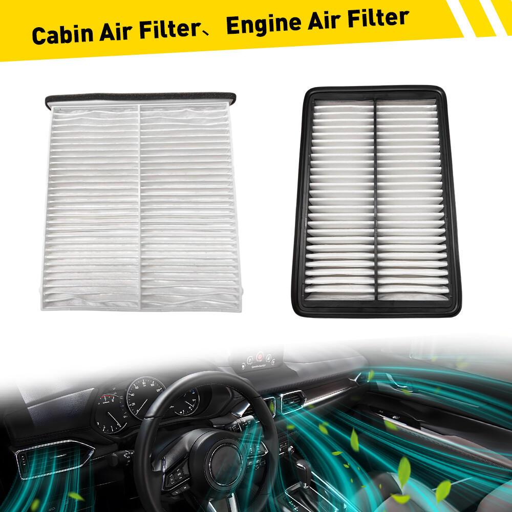 2014-2023 Mazda 3 6 CX-5 Engine & Cabin Air Filter Combo Set AF6280 C8175