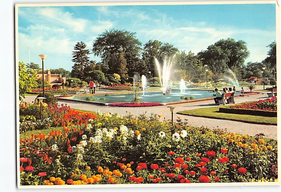 Postcard Jackson Park Windsor Ontario Canada