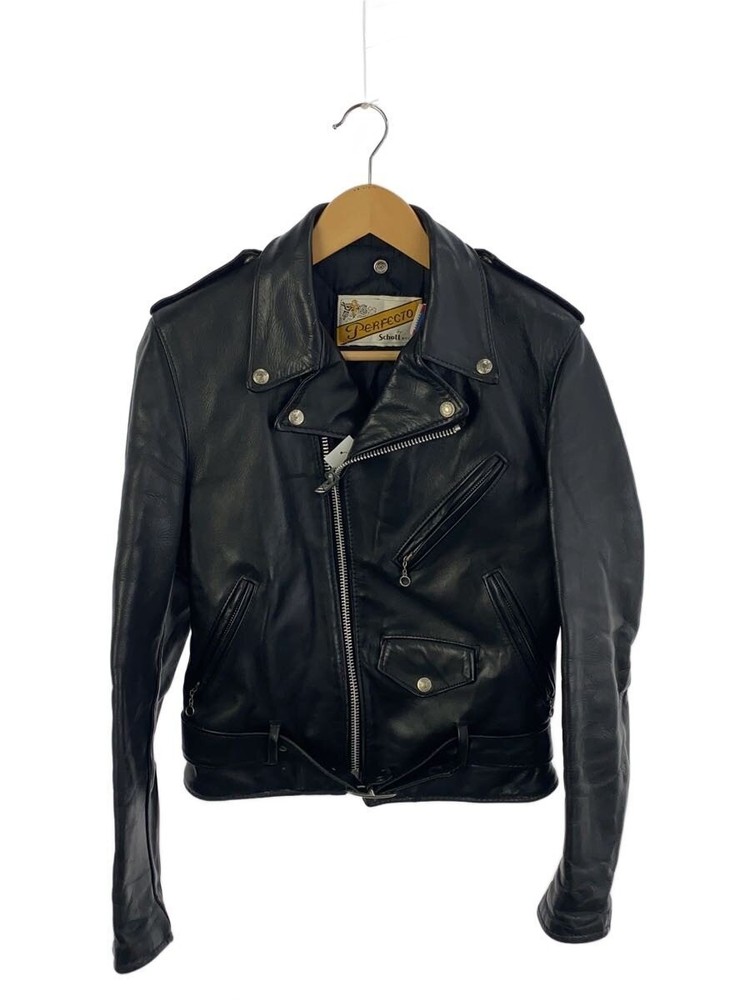 Schott Double Riders Jacket/-/Leather/Blk 3480