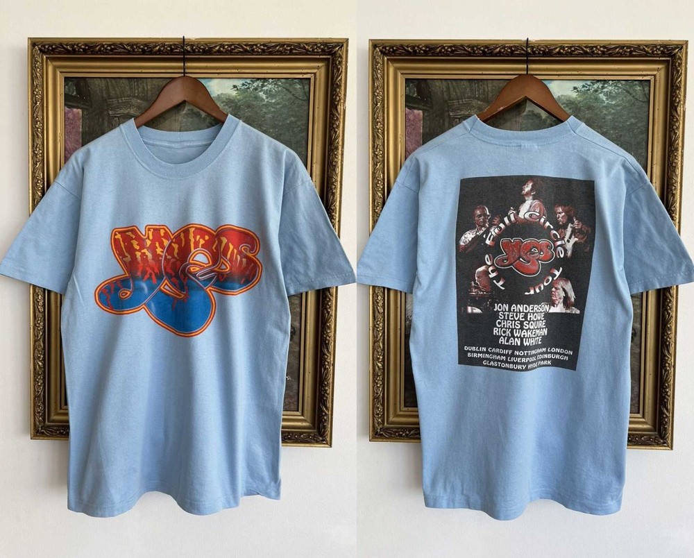 Rock band YES The Full Circle Tour 90 T Shirt Size S-5XL