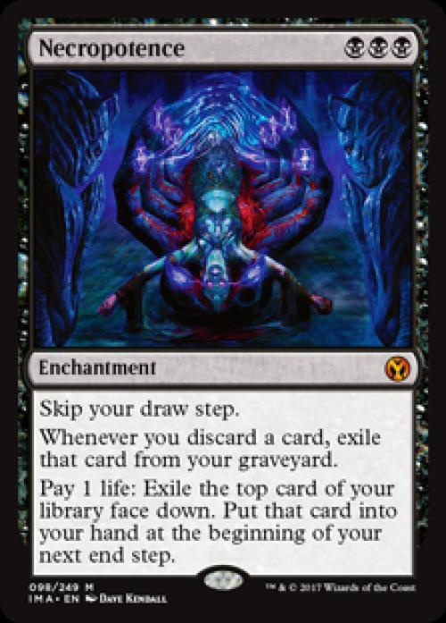MTG English Necropotence NM Foil Iconic Masters