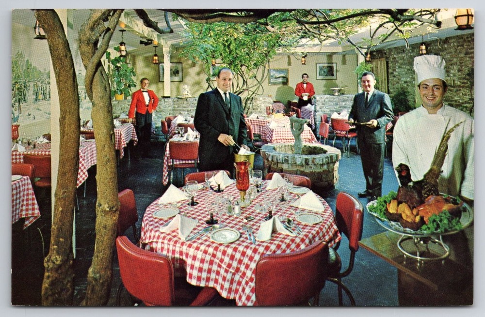 Vintage La Petite Auberge Restaurant San Rafael California Postcard