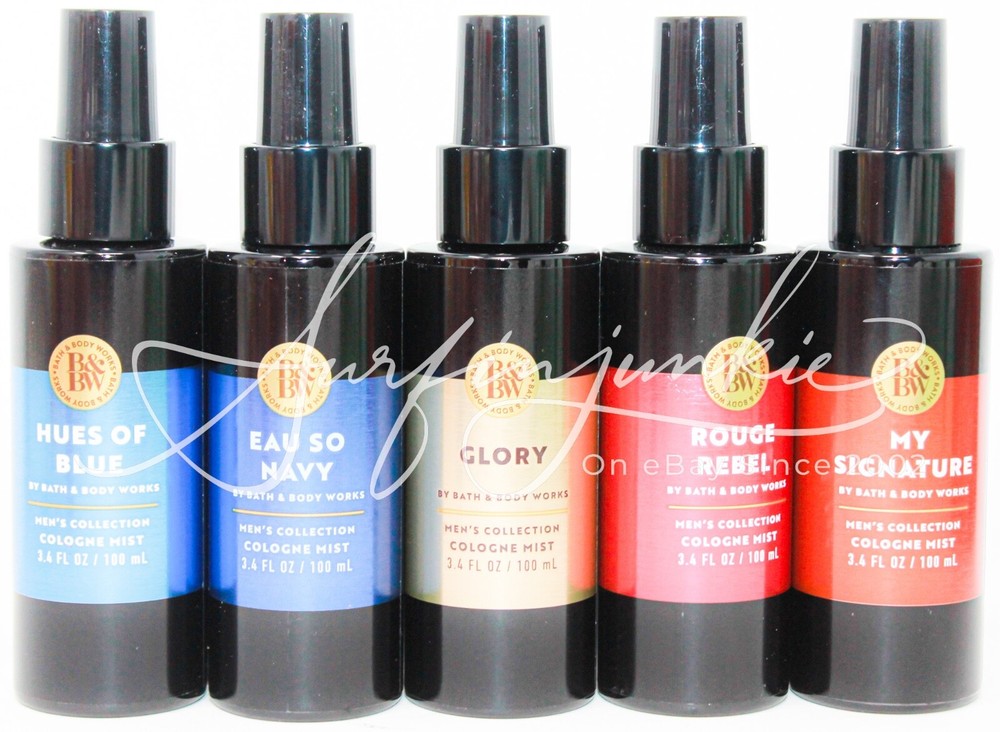 Bath & Body Works Men's Cologne Mist Travel Mini 3.4 oz Spray CHOOSE SCENT Mens