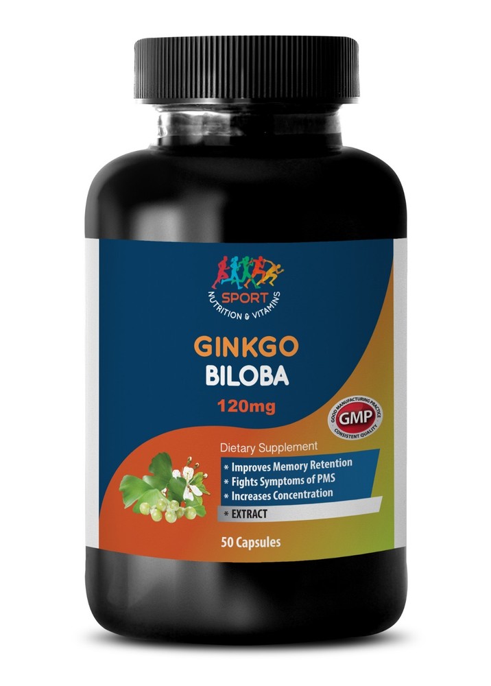 Beat Stress - GINKGO BILOBA EXTRACT 120mg - Ginkgo Biloba Antioxidant 1B
