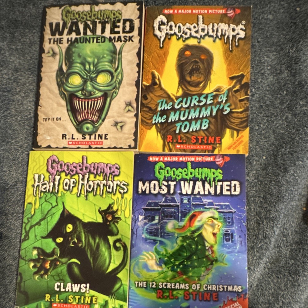 Goosebumps R.L. Stine The Haunted Mask, The Curse of the Mummy's Tomb, Claws!