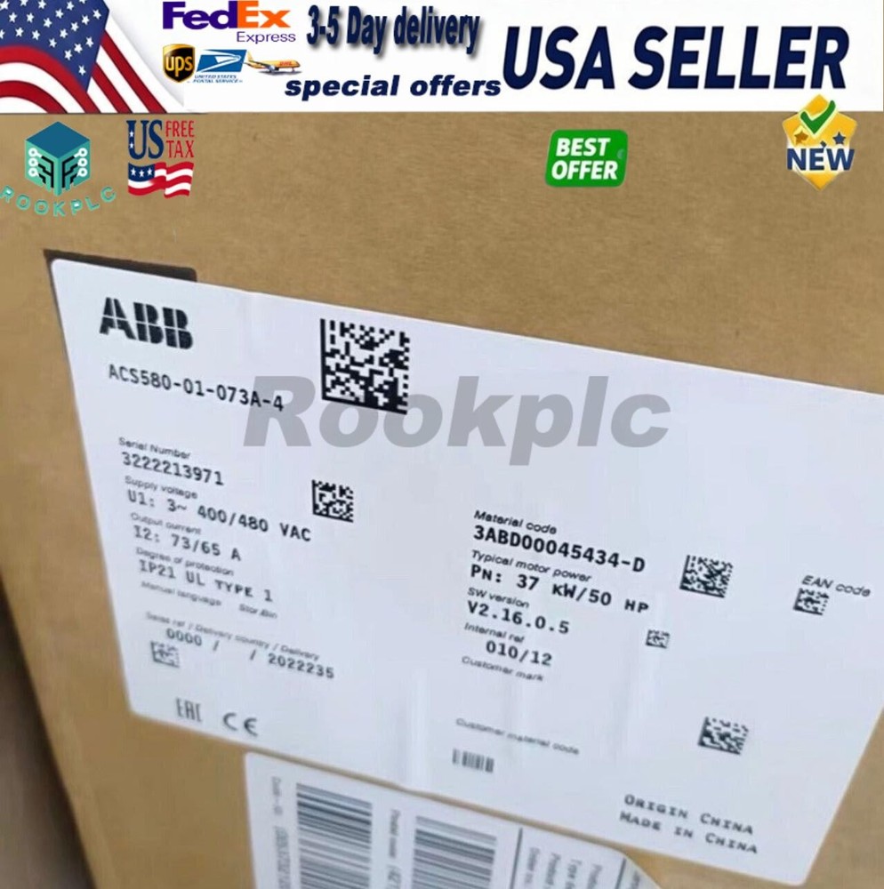1PC ABB ACS580 new original ACS580-01-073A-4 inverter Fast delivery