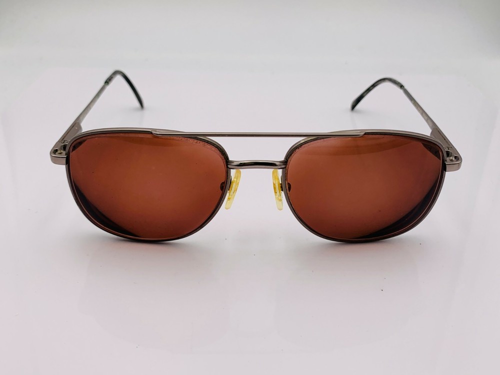 Vintage Genesis Gray Metal Pilot Sunglass Frames Korea Made Limited Edition