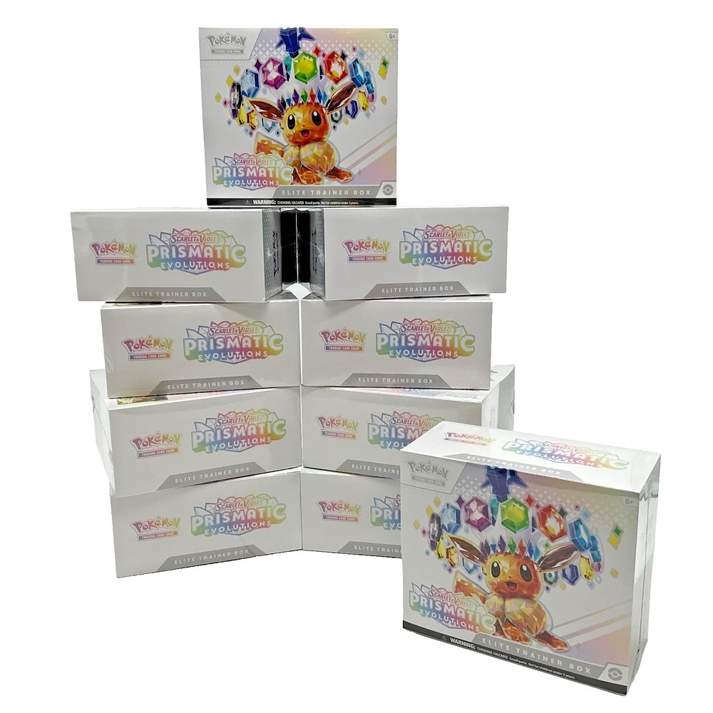 Lot of (10) Pokemon TCG Prismatic Evolutions Elite Trainer Boxes SEALED NEWPROBSTEIN is actively accepting consignments !!