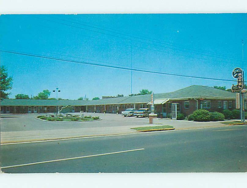 Unused Pre-1980 OLD CARS & STATE MOTEL Bowling Green Kentucky KY s5922