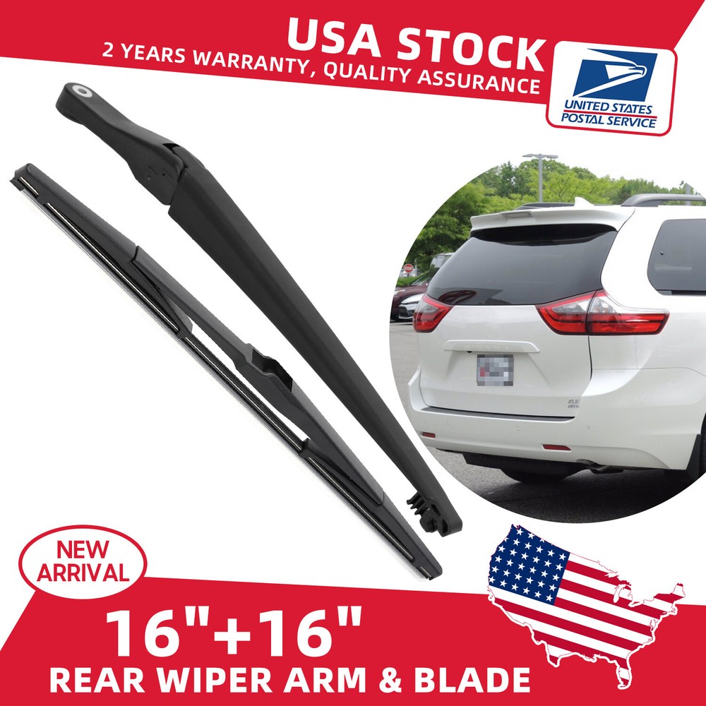 Toyota Sienna 2011-2020 Rear Wiper Arm & Blade Replacement Fits 85241-08020