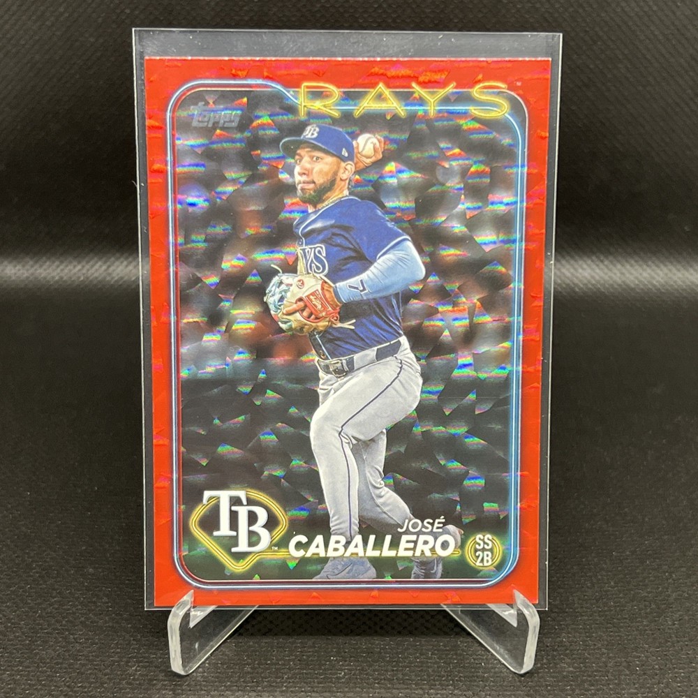 Jose Caballero 2024 Topps Update Orange Foil 111/199 US161 TB Rays
